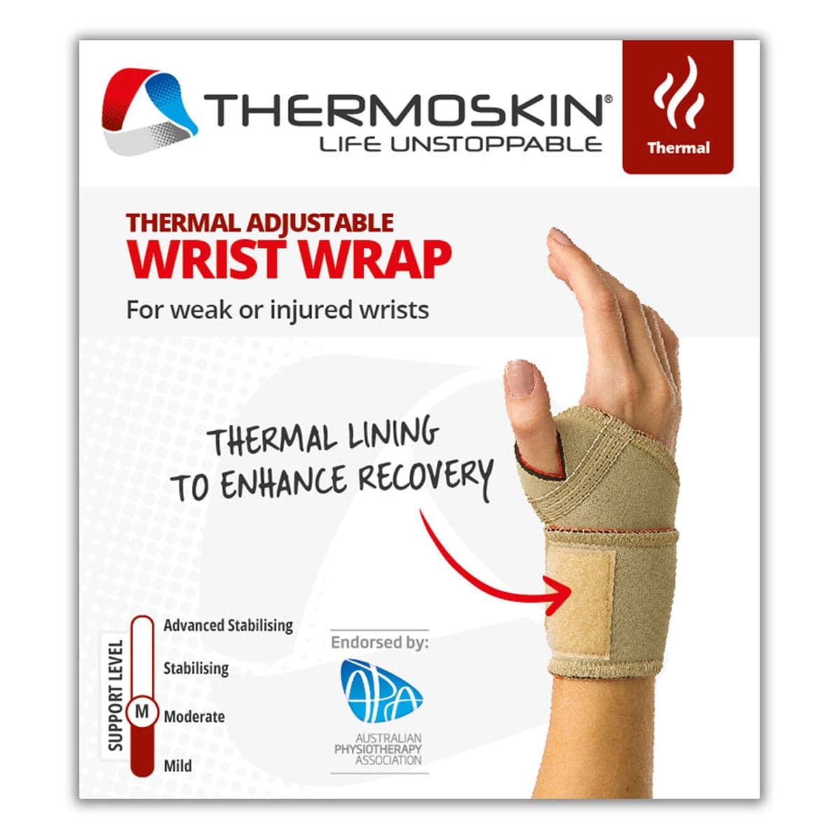 Thermoskin Adjustable Wrist Wrap S/M