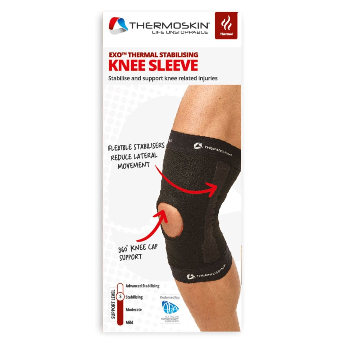 Thermoskin Exo Stabilising Knee Sleeve S
