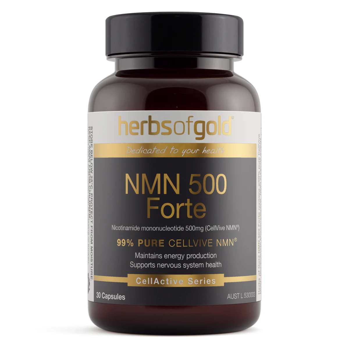 Herbs Of Gold NMN 500 Forte 30 Capsules