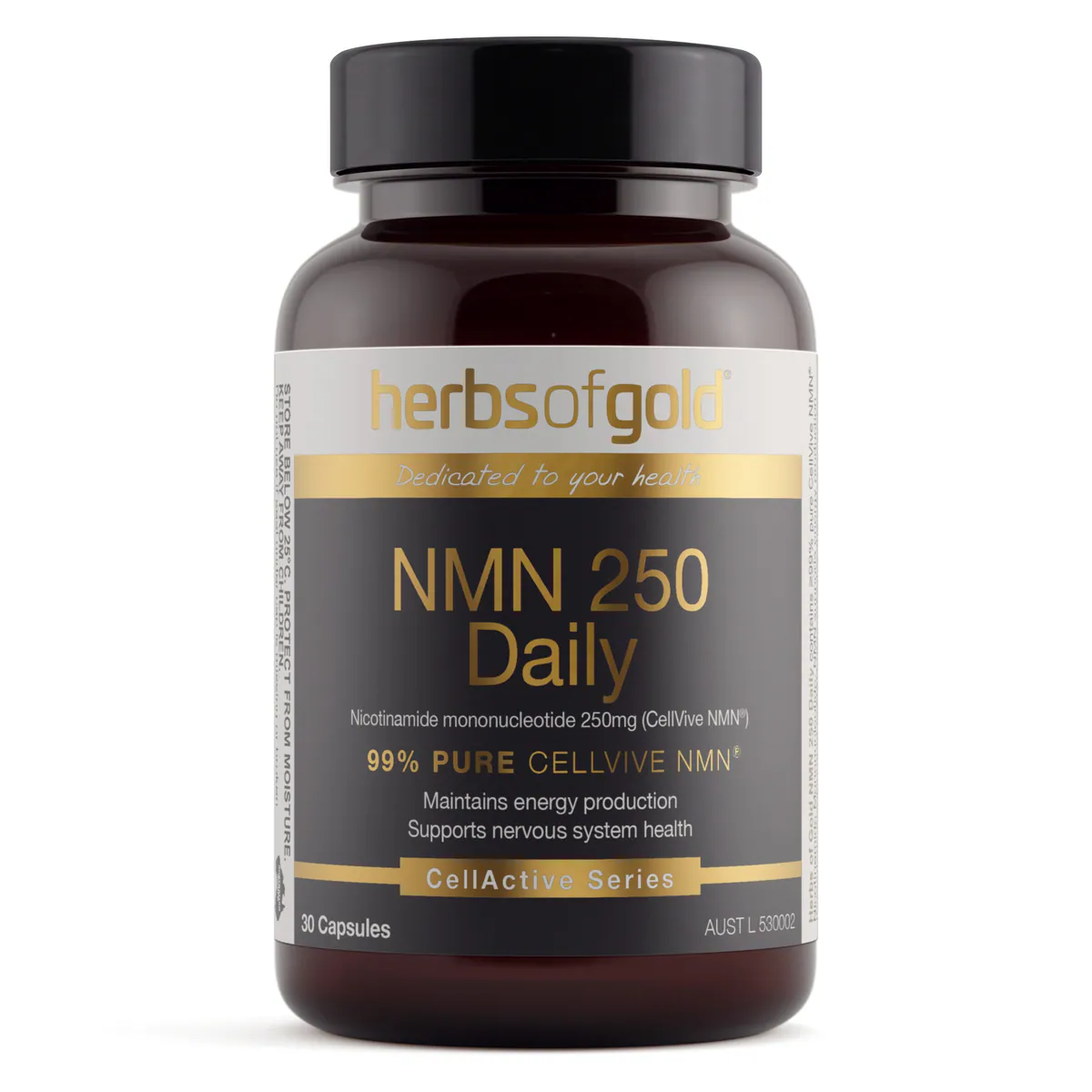 Herbs Of Gold NMN 250 Daily 30 Capsules