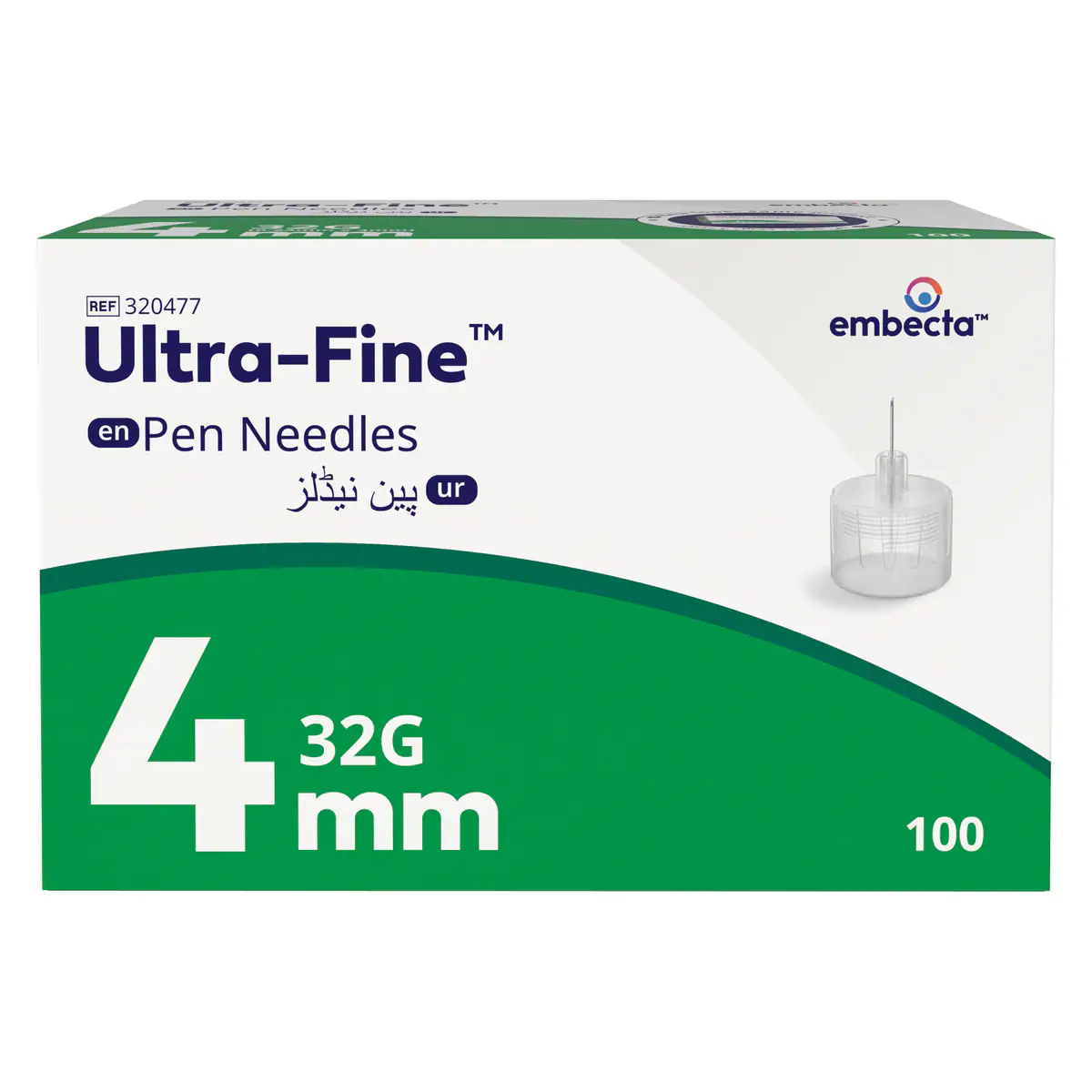 Embecta Ultra-fine En Pen Needles 4mm - 100 Pack