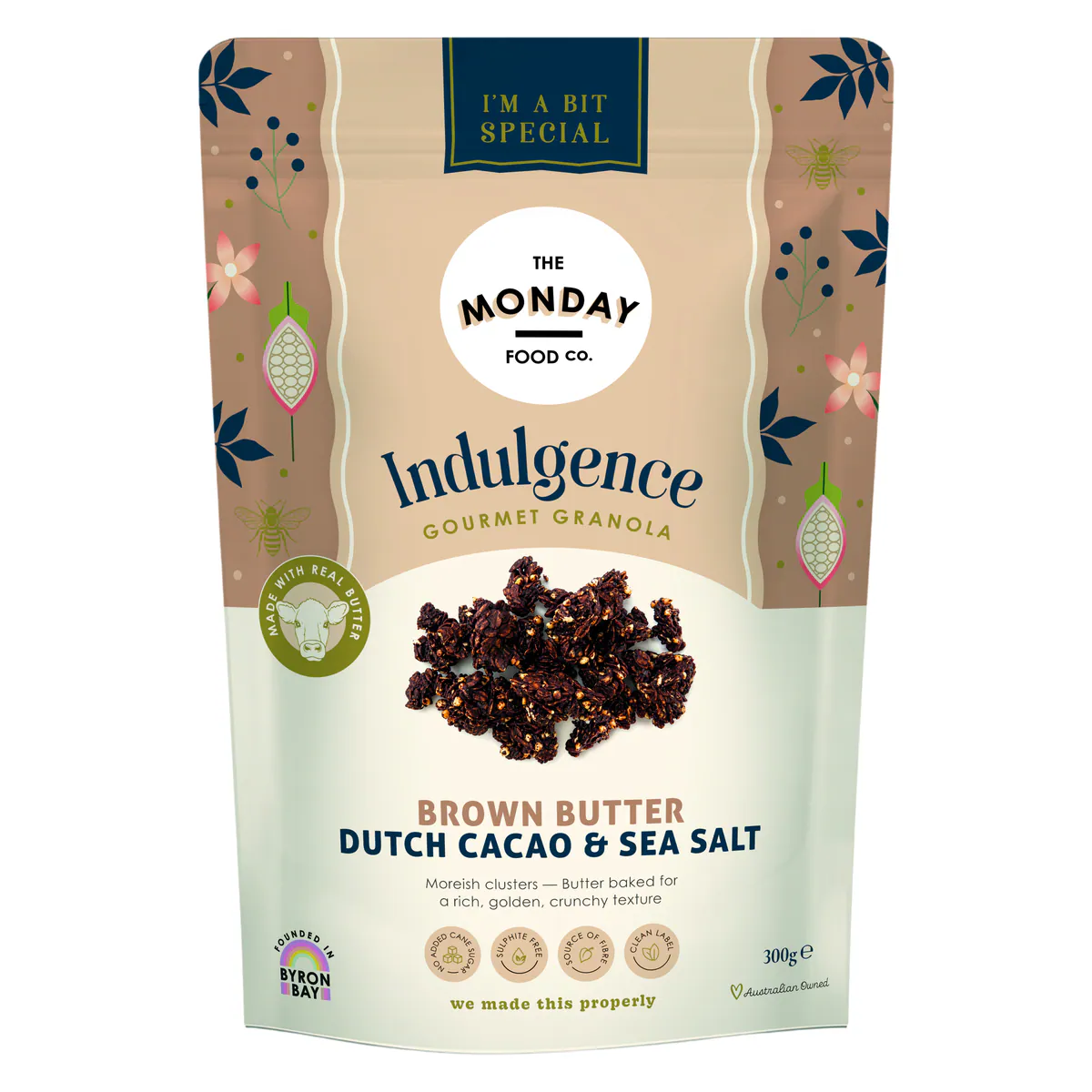 The Monday Food Co Brown Butter Dutch Cacao & Sea Salt 300g