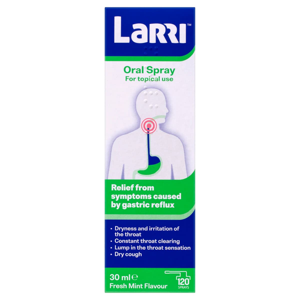 Larri Oral Spray Gastric Reflux 30ml