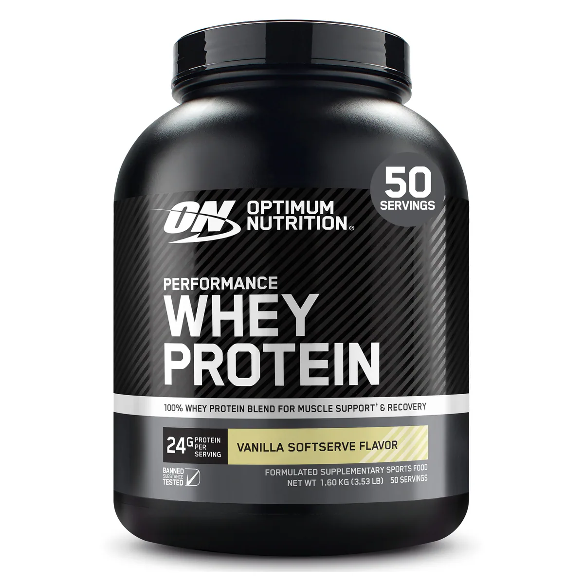 Optimum Nutrition Performance Whey Protein Vanilla 1.6kg