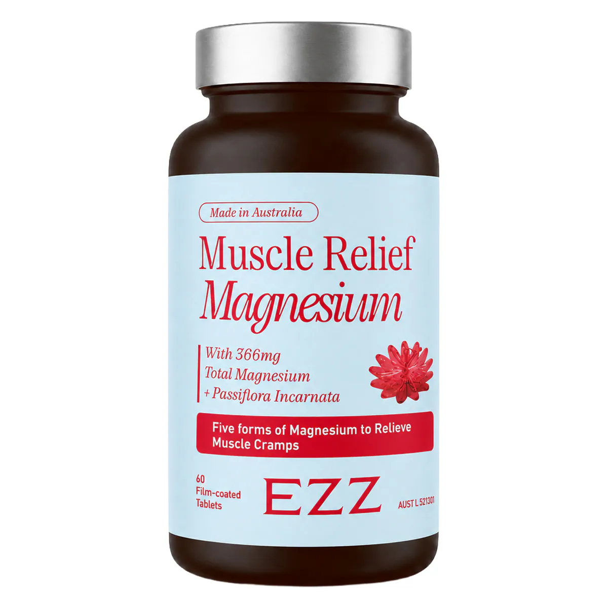 EZZ Muscle Relief Magnesium 60 Tablets