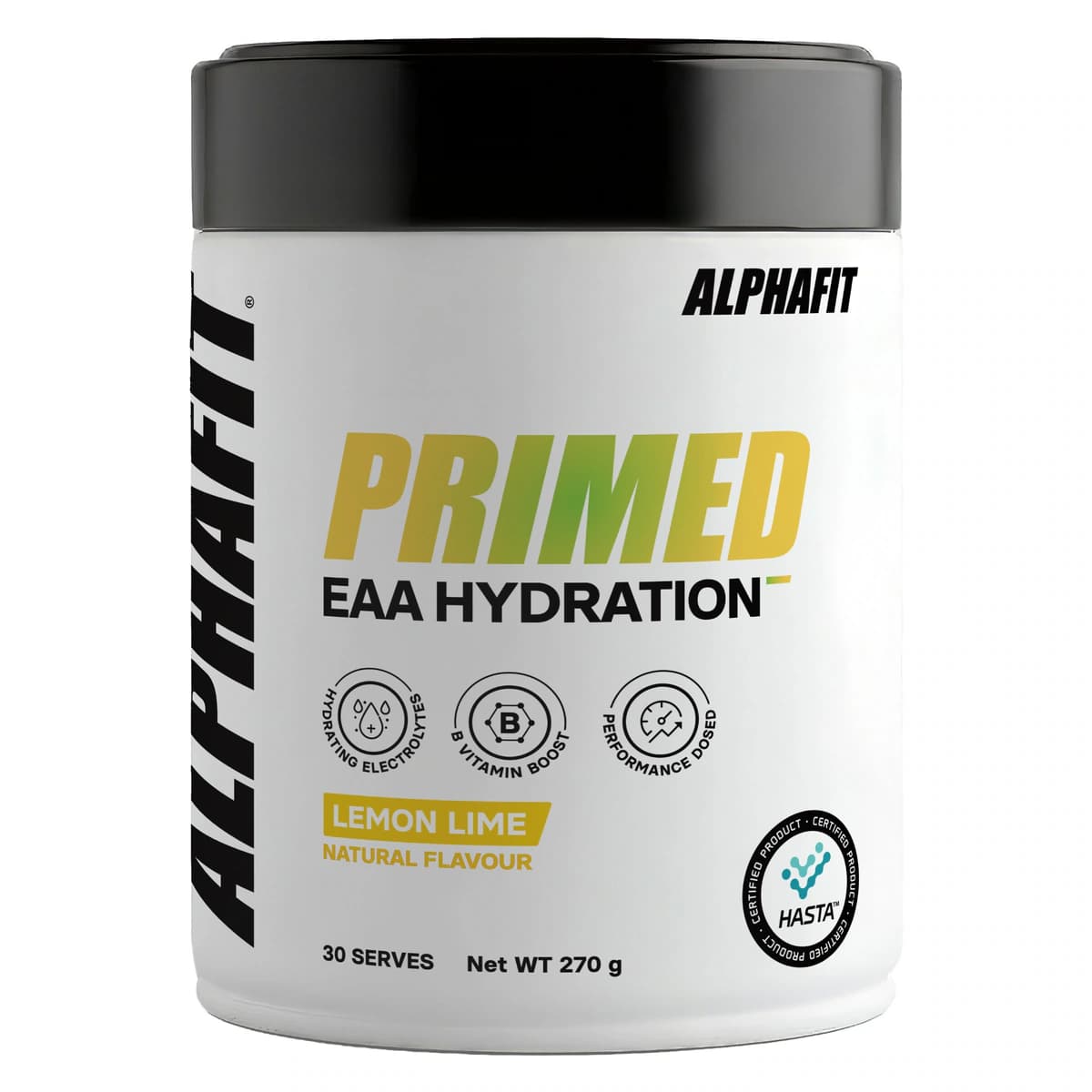 Alphafit Primed EAA Hydration Lemon Lime 270g