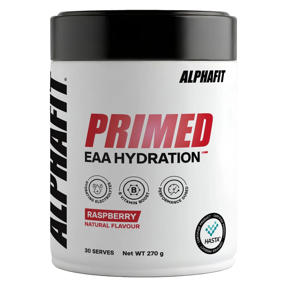 Alphafit Primed EAA Hydration Raspberry 270g