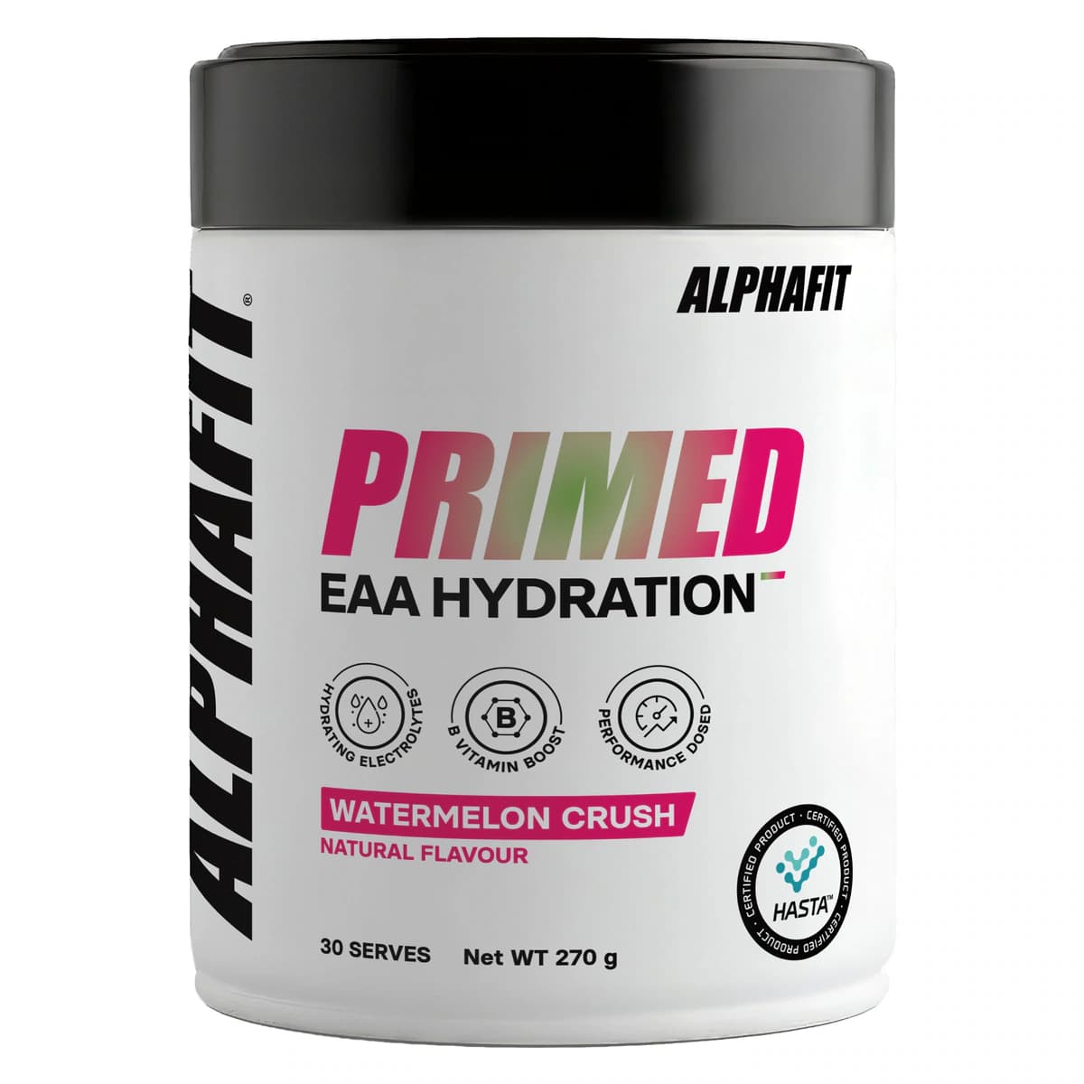 Alphafit Primed EAA Hydration Watermelon Crush 270g