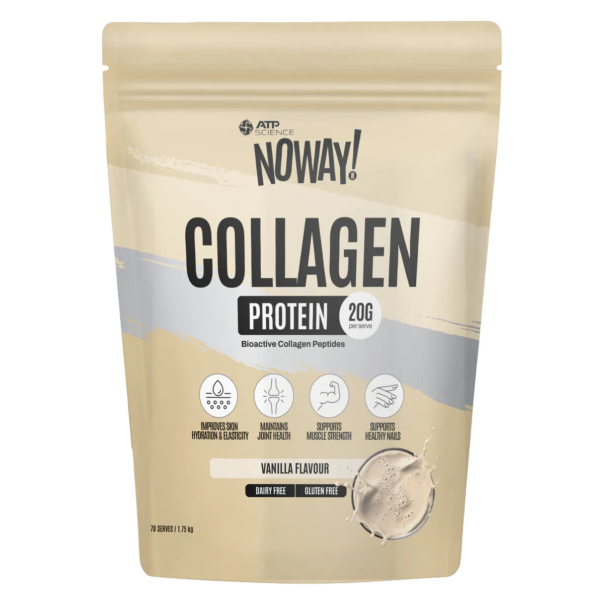 ATP Science Noway Collagen Protein Powder Vanilla 1.75kg