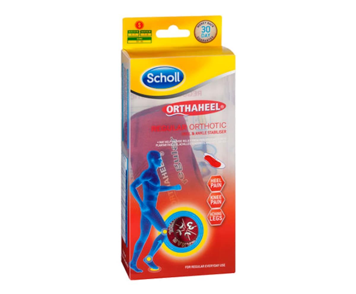 Scholl Orthaheel Regular Orthotic Small M6-7,W7-8 1 Pair