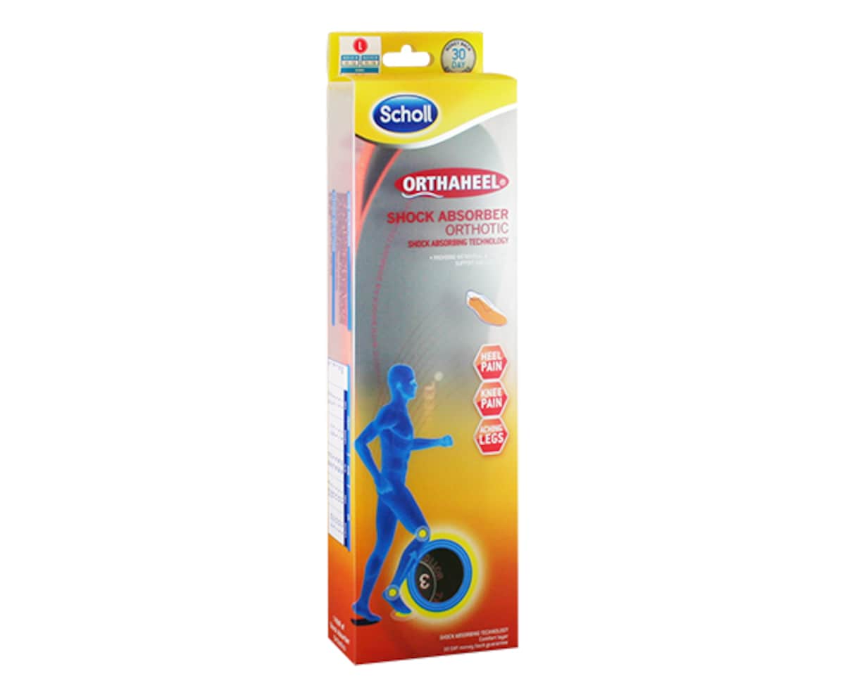 Scholl Orthaheel Shock Absorber Orthotic Large 1 Pair