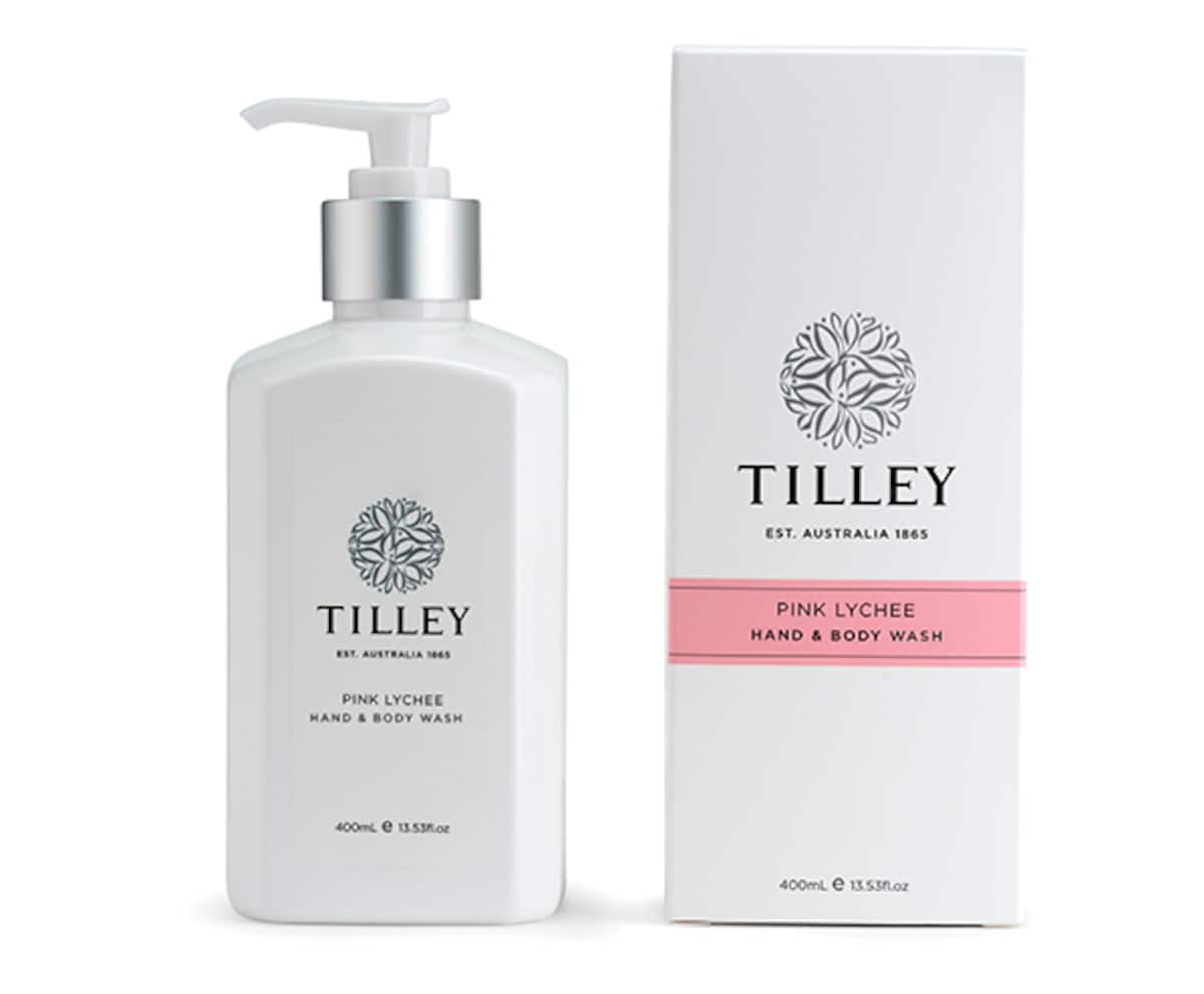 Tilley Body Wash Pink Lychee 400ml