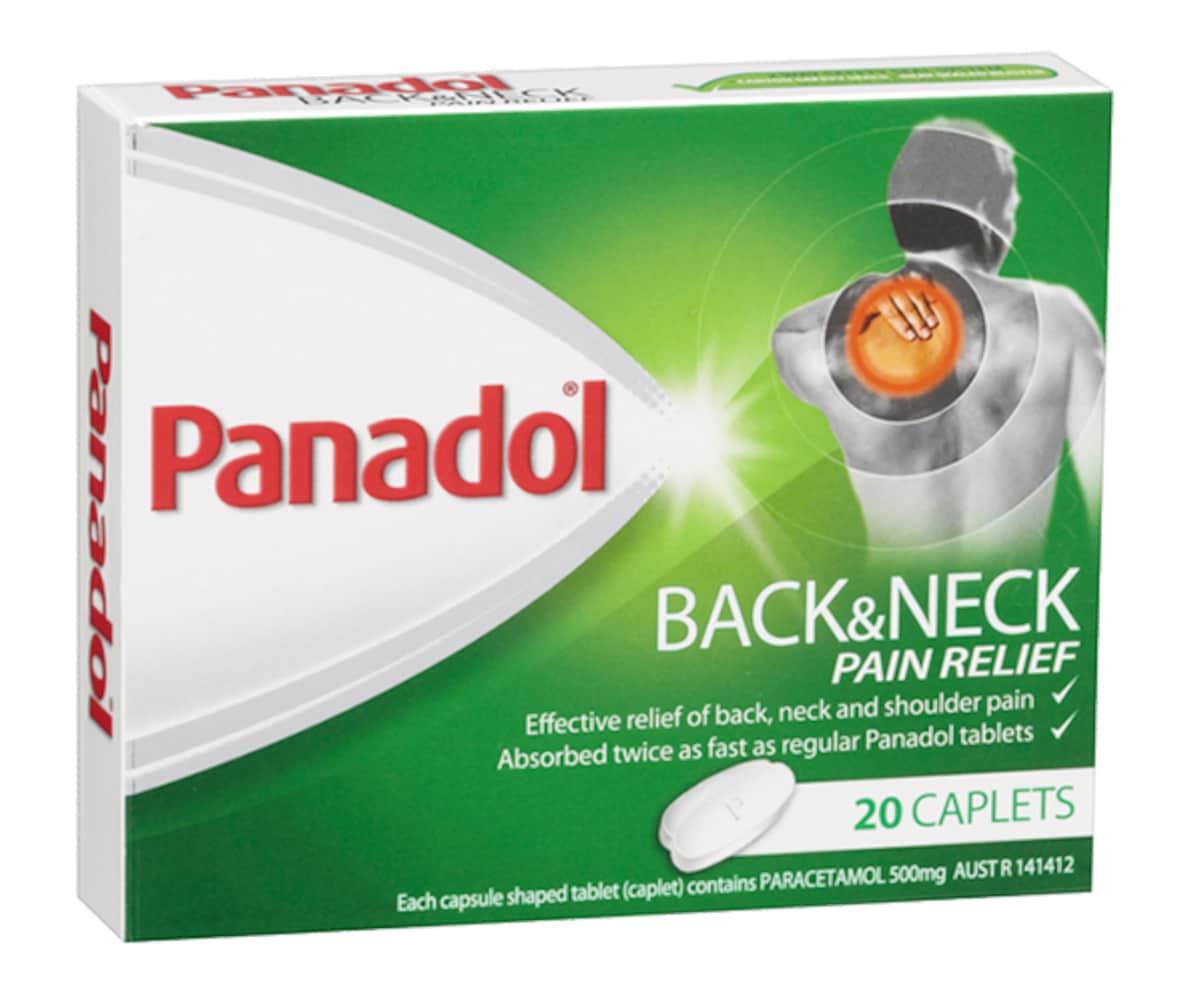 Panadol Back & Neck Pain Relief 20 Caplets