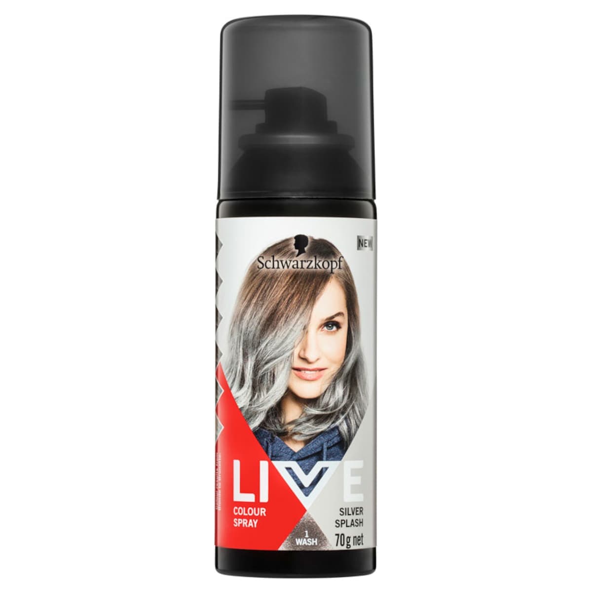 Schwarzkopf Live Colour Spray Silver Splash 70g