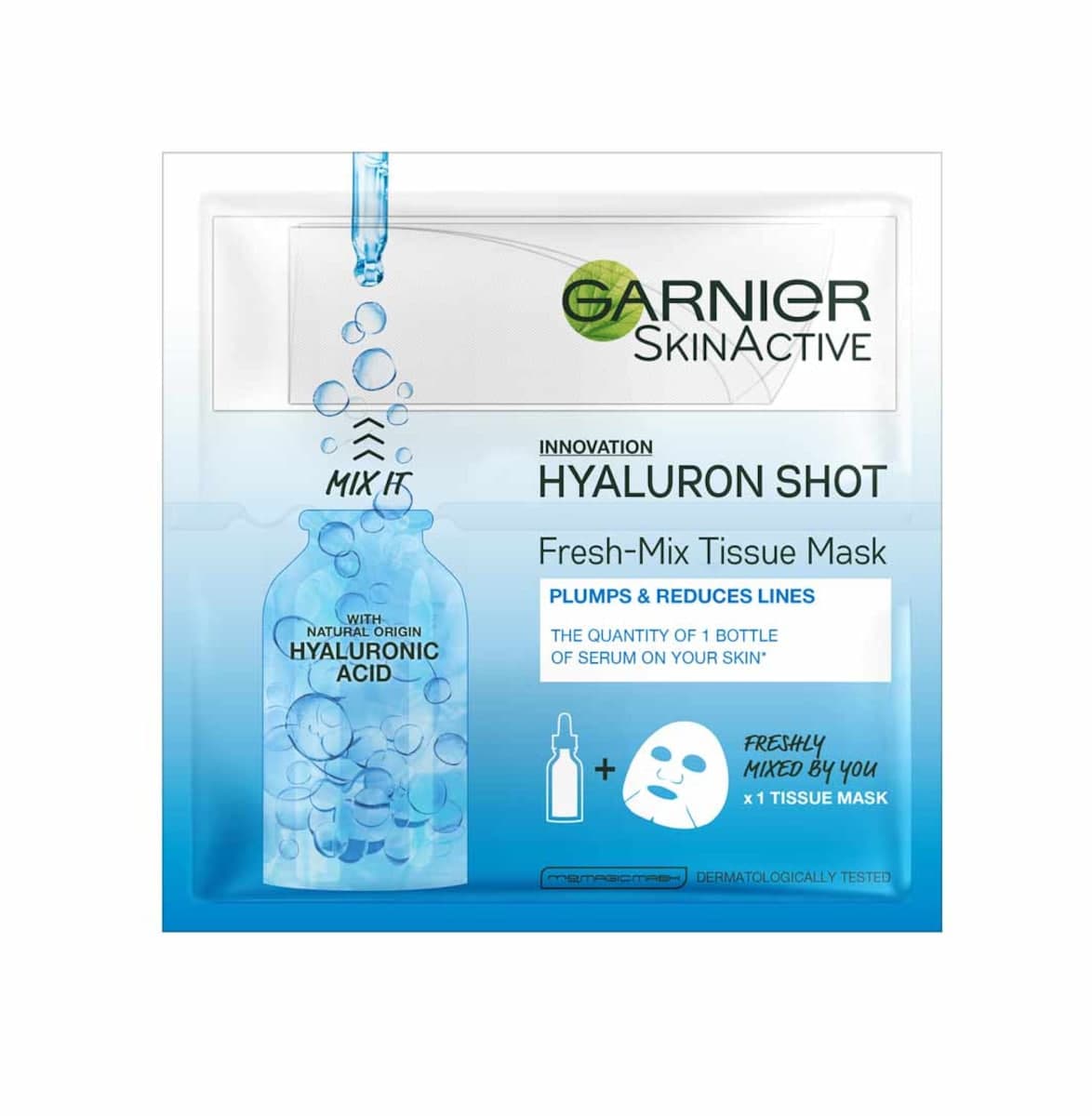 Garnier Fresh Mix Tissue Mask Hyaluron Shot 32g