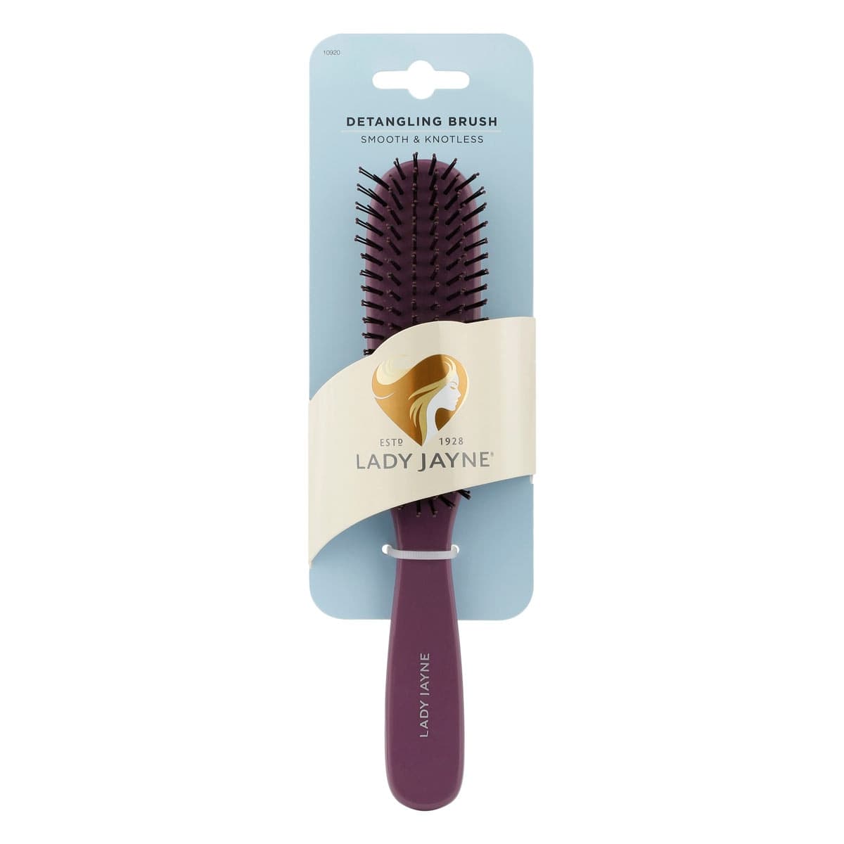 Lady Jayne Smooth & Knotless Detangling Brush Large Assorted Colours