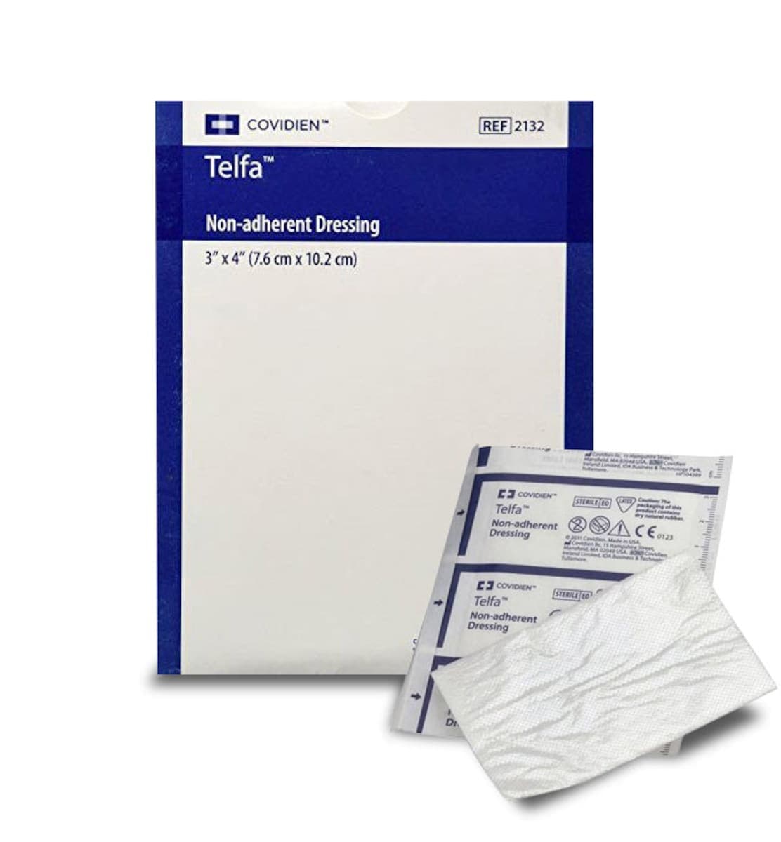 Telfa Non Adhesive Pad Dressing 7.6cm x 10.2cm Single