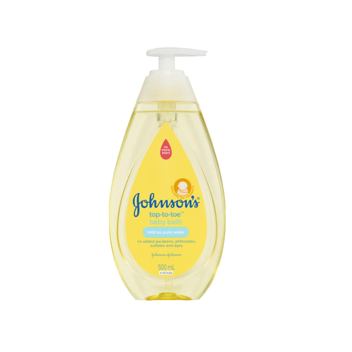 Johnsons Baby Bath Top-to-Toe Wash 500ml