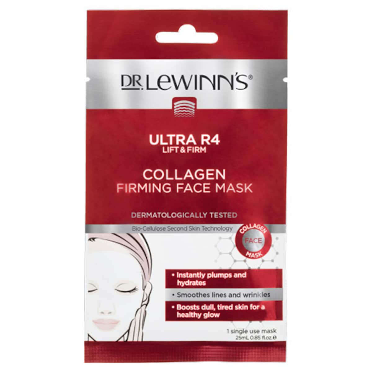 Dr Lewinns Ultra R4 Firming Face Mask 1 Pack