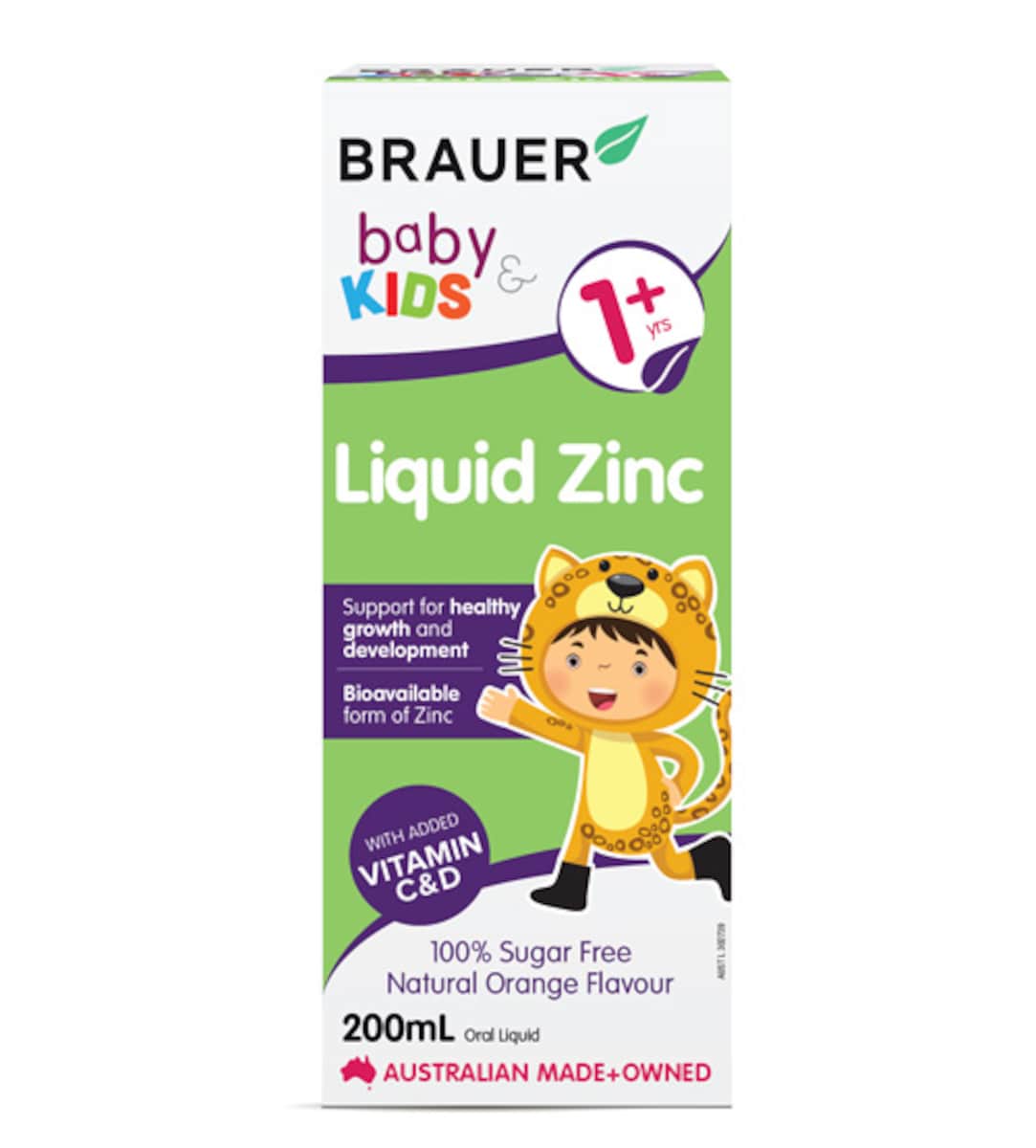 Brauer Baby & Kids Liquid Zinc 200ml