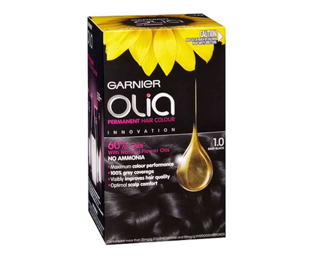 Garnier Olia Permanent Hair Colour Deep Black 1.0