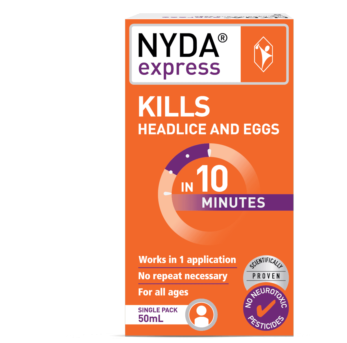 Brauer NYDA Express Head Lice Treatment 50ml