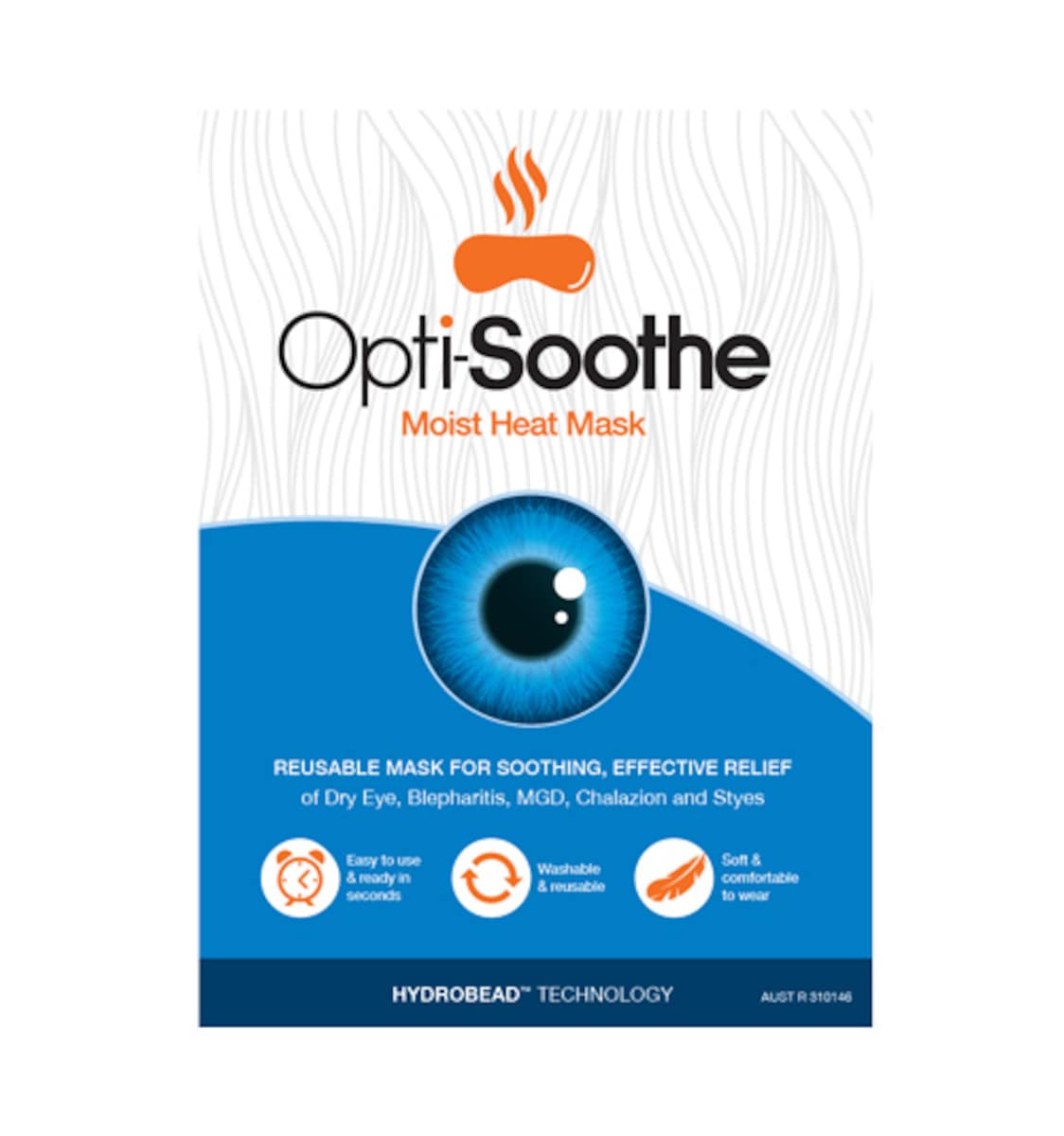 Opti-Soothe Moist Heat Eye Mask 1 Pack