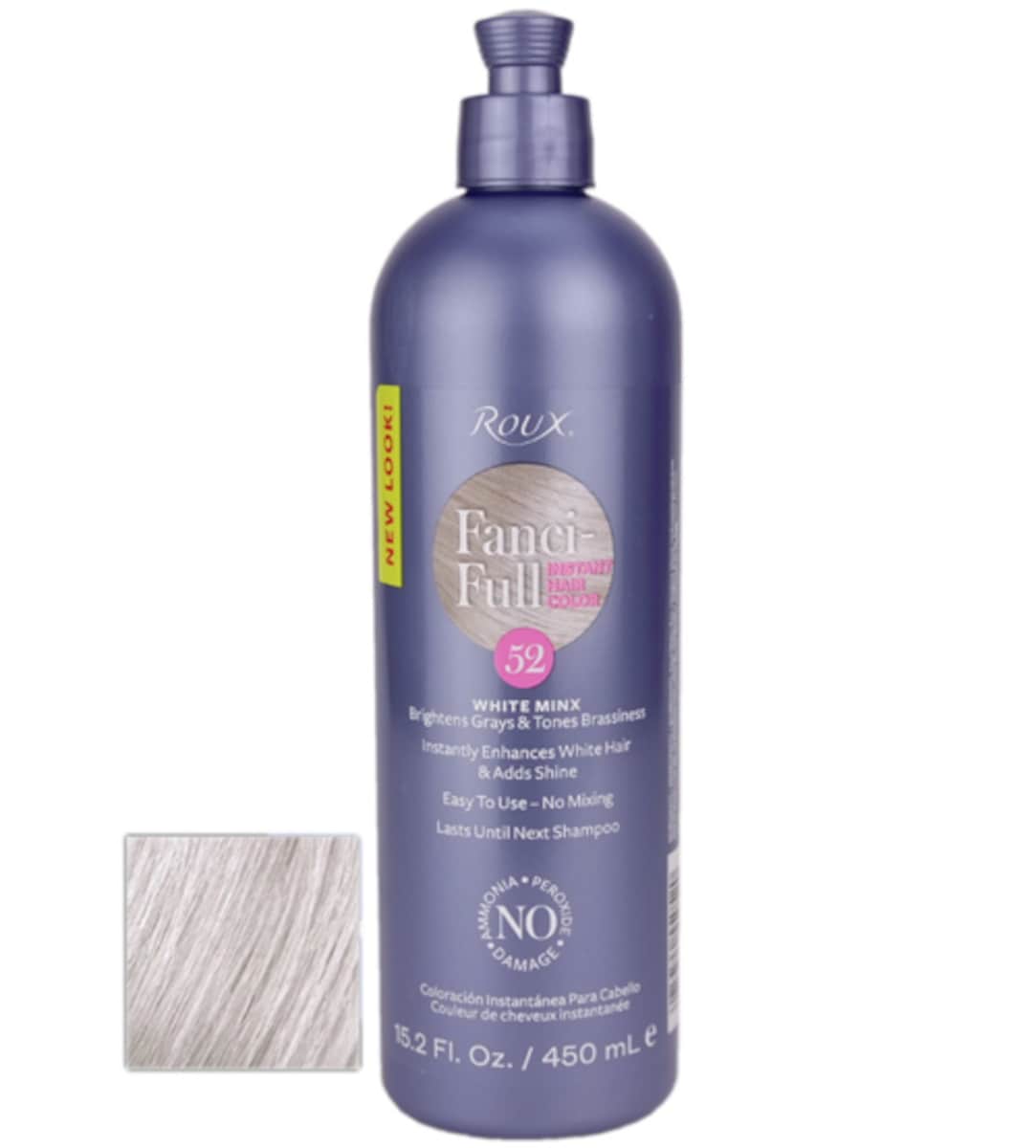 Roux Fanci-Full Rinse Instant Hair Colour 52 White Minx 450ml
