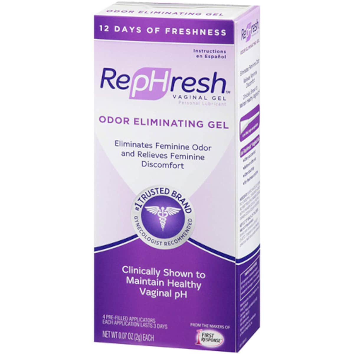Rephresh Vaginal Gel Applicator 4 Pack