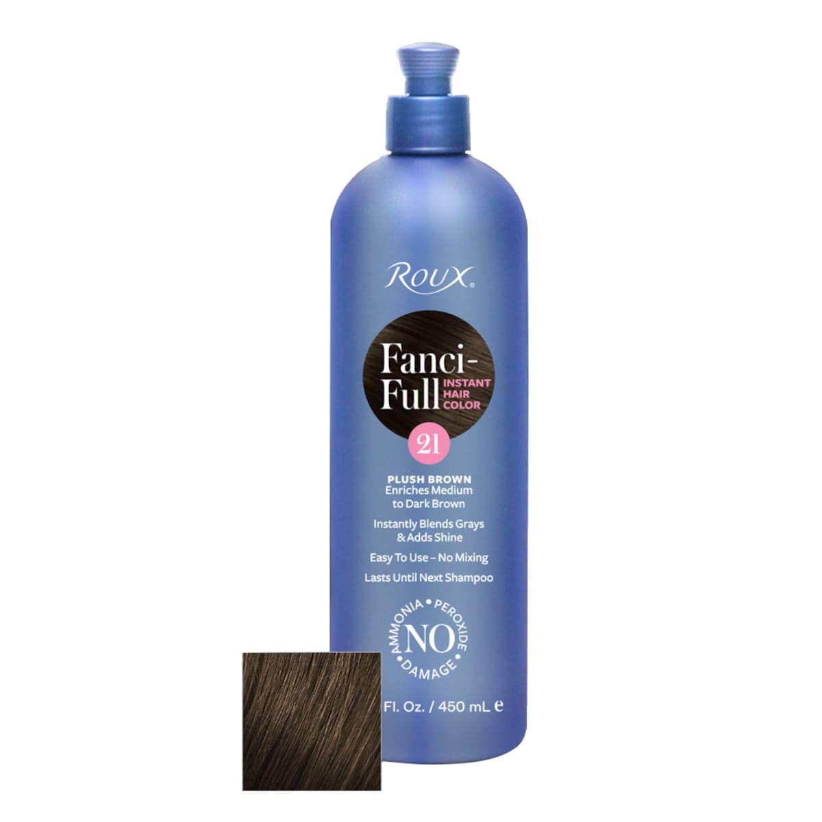 Roux Fanci-Full Instant Hair Colour 21 Plush Brown 450ml