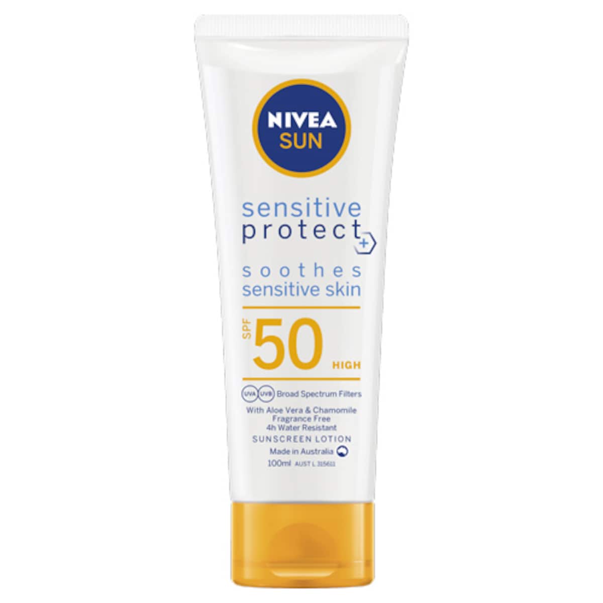 Nivea Sun Sensitive Protect Sunscreen Lotion SPF50 100ml