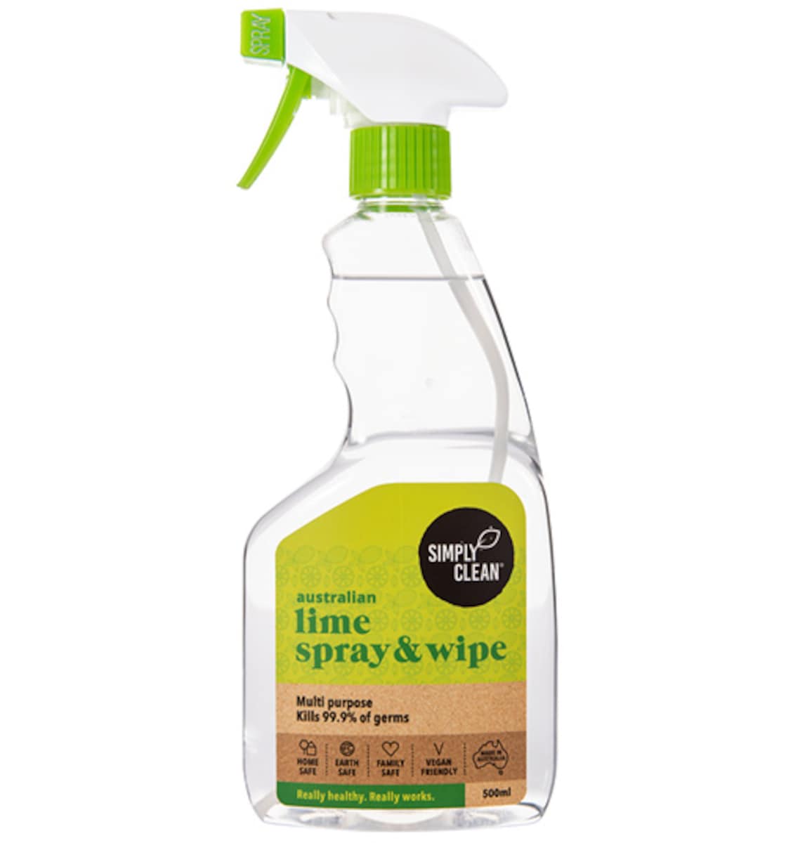 Simply Clean Australian Lime Spray & Wipe 500ml