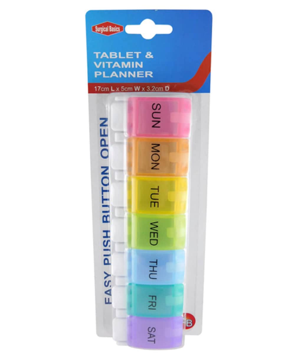 Surgical Basics One a Day Weekly Pill Organiser Small 1 Pack