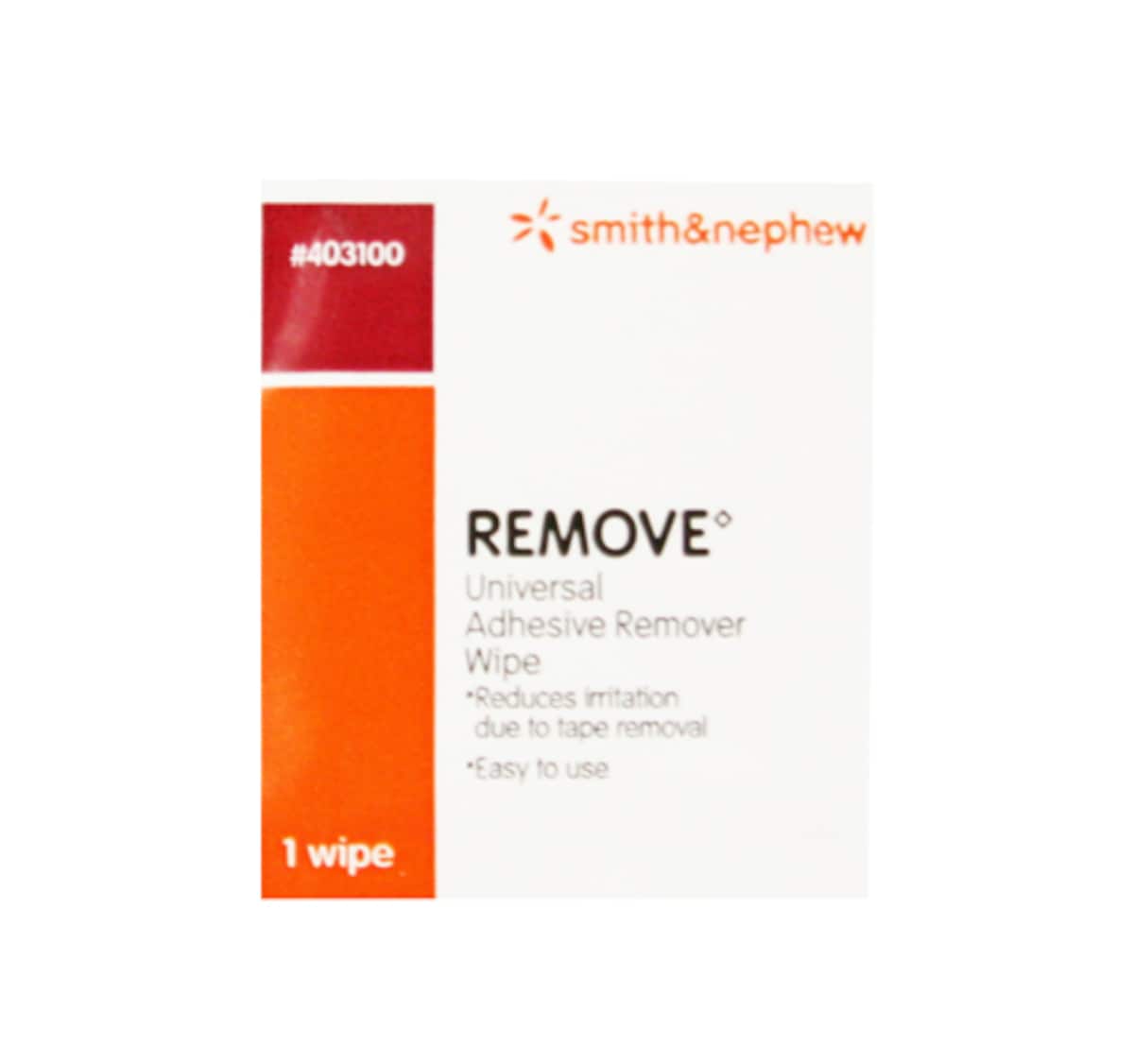 Remove Universal Adhesive Remover Wipe Single