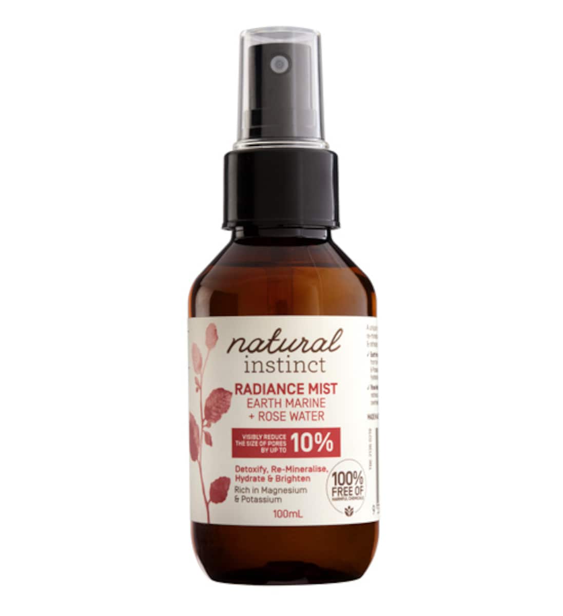 Natural Instinct Radiance Mist Earth Marine & Rose Water 100ml