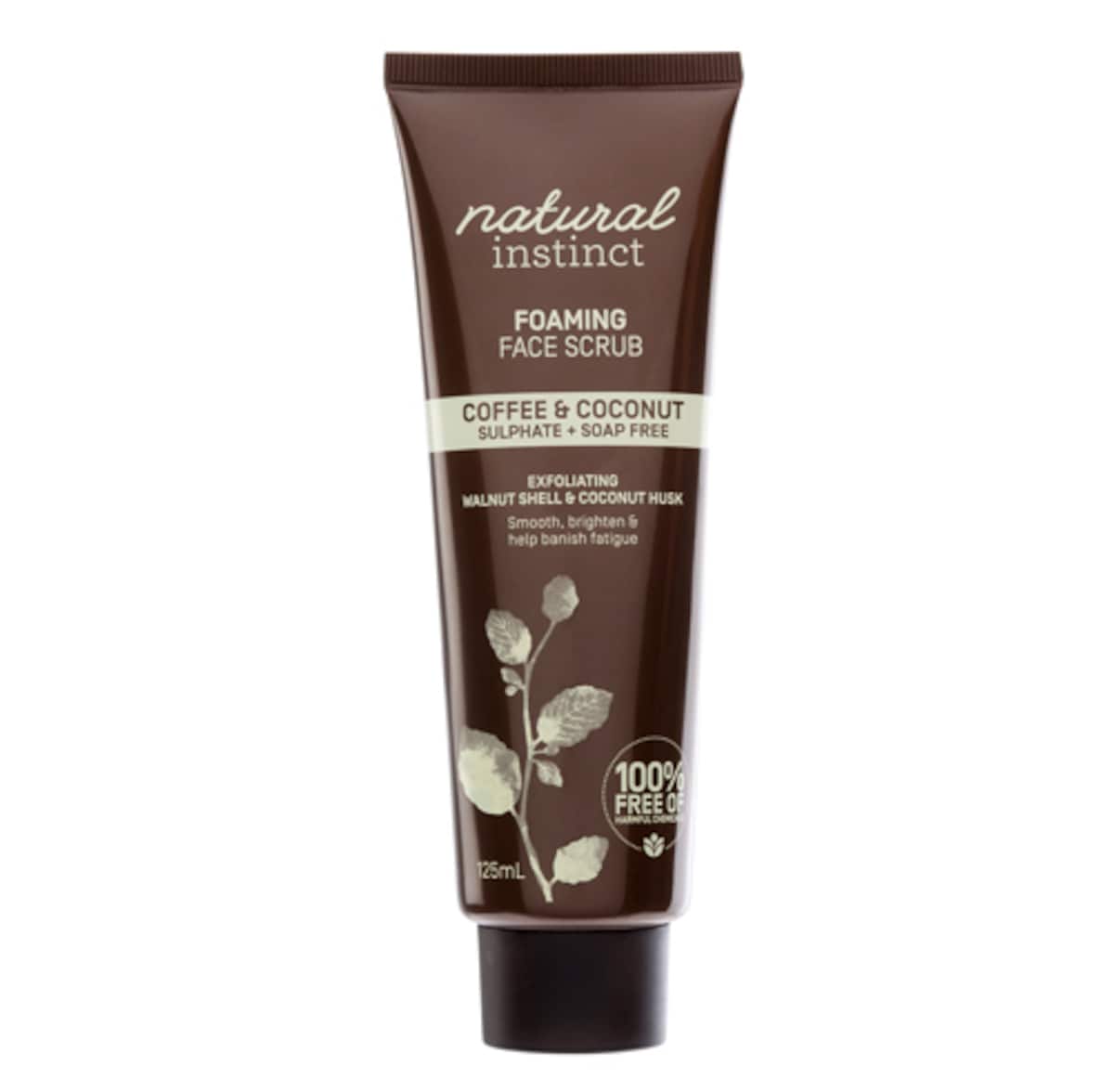 Natural Instinct Coffee & Coconut Foaming Face Scrub 125ml