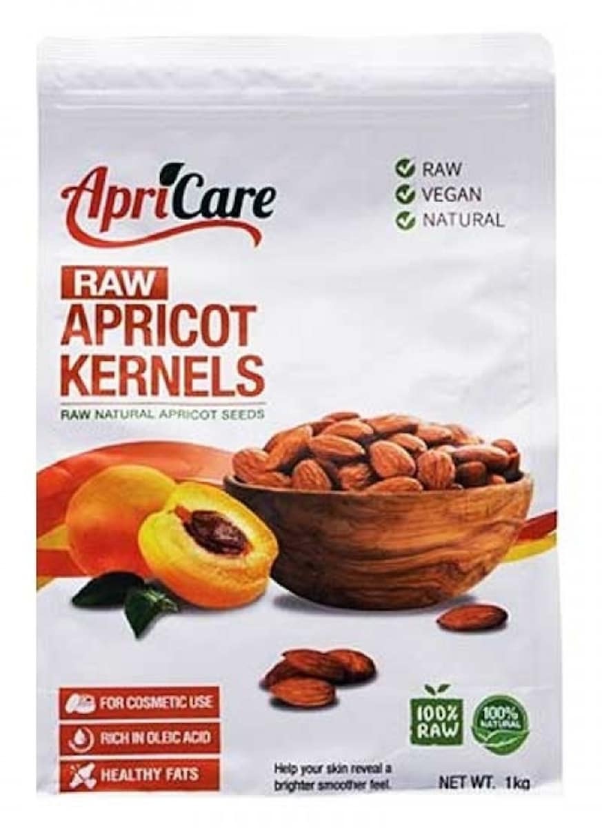 Apricare Raw Apriot Kernal Seeds 1Kg For External Use Only