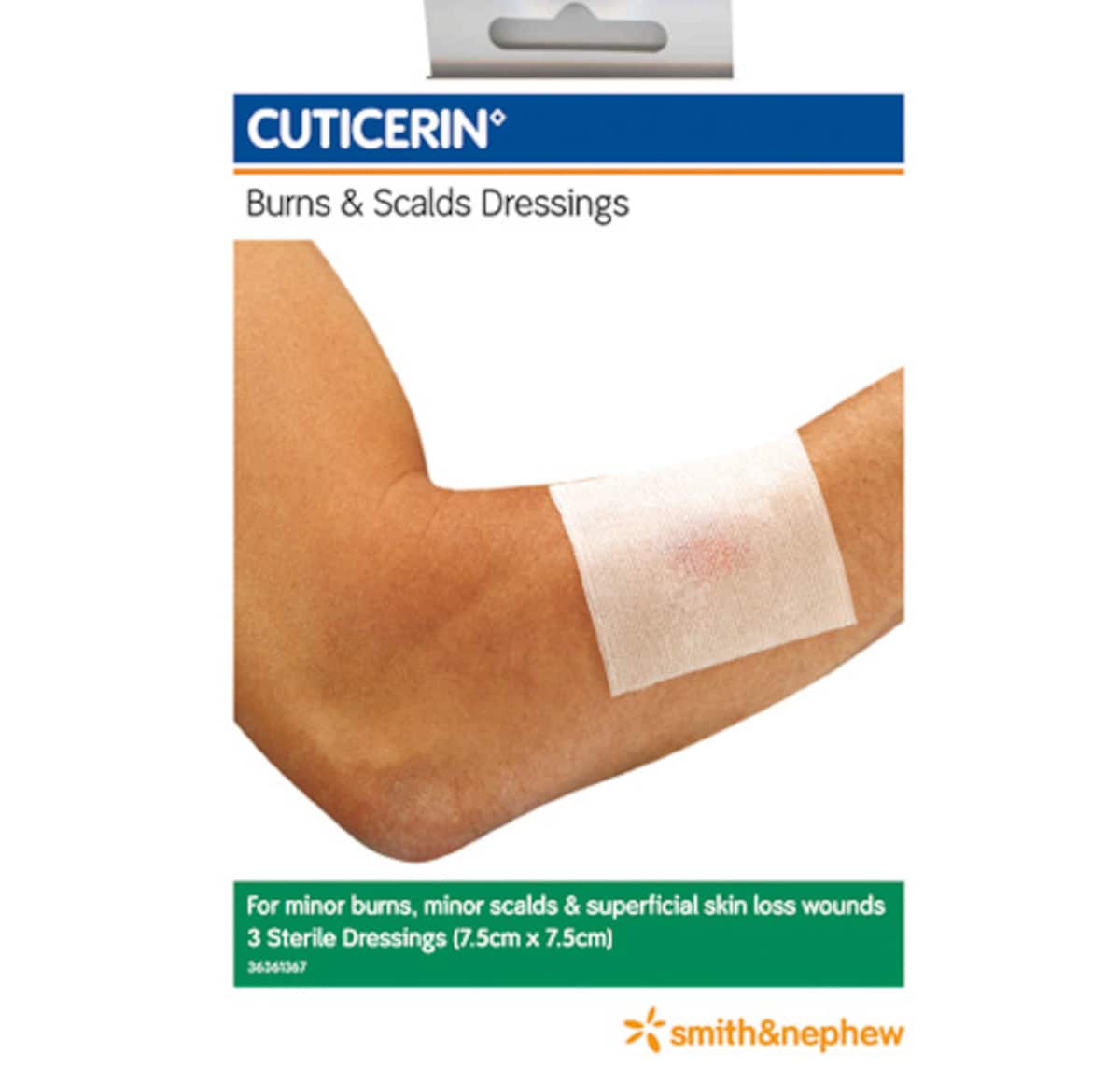 Cuticerin Mesh Dressing 7.5cm x 7.5cm 3 Pack by Smith & Nephew