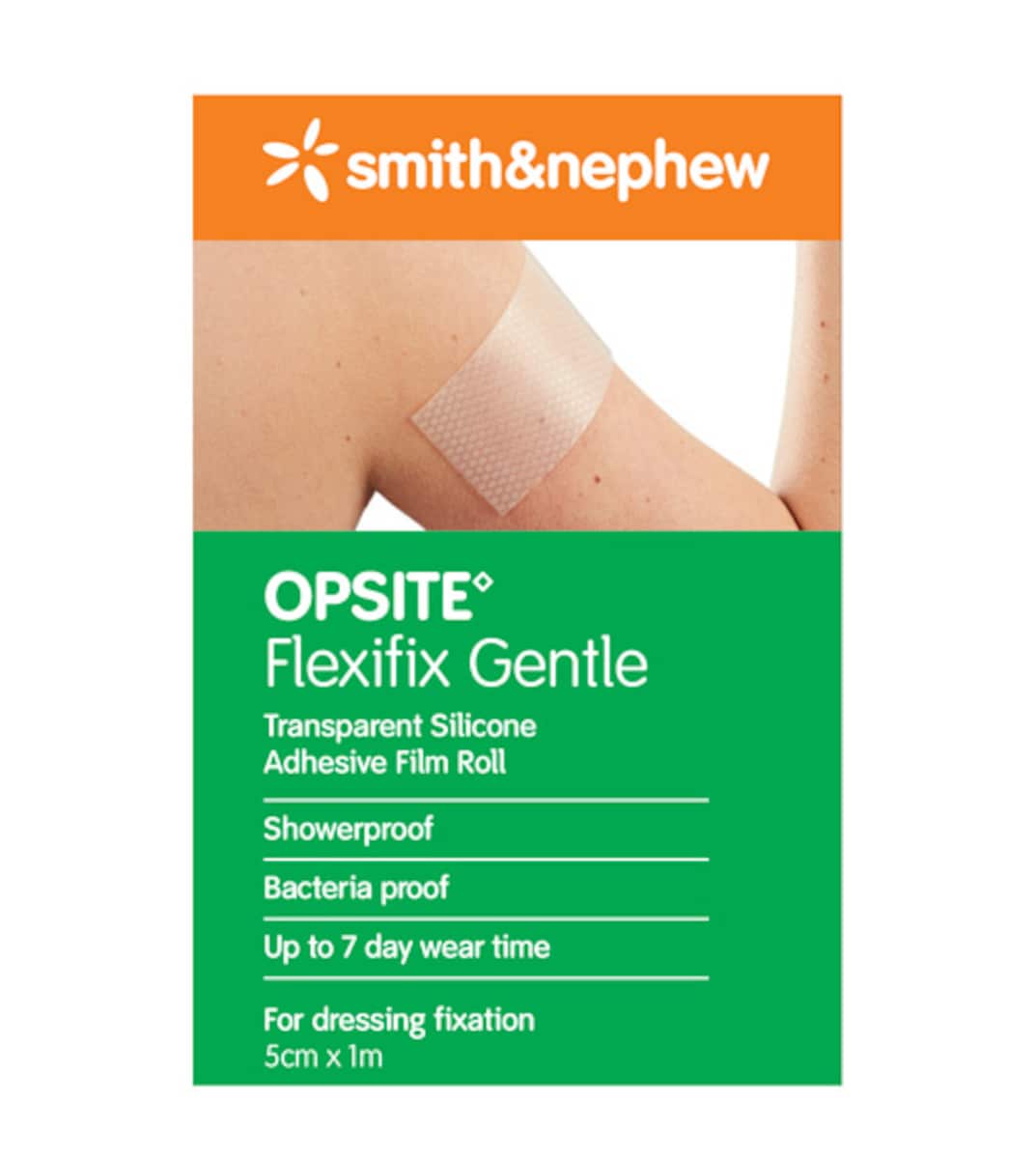 Opsite Flexifix Gentle Transparent Silicone Adhesive Film Roll 5cm x 1m