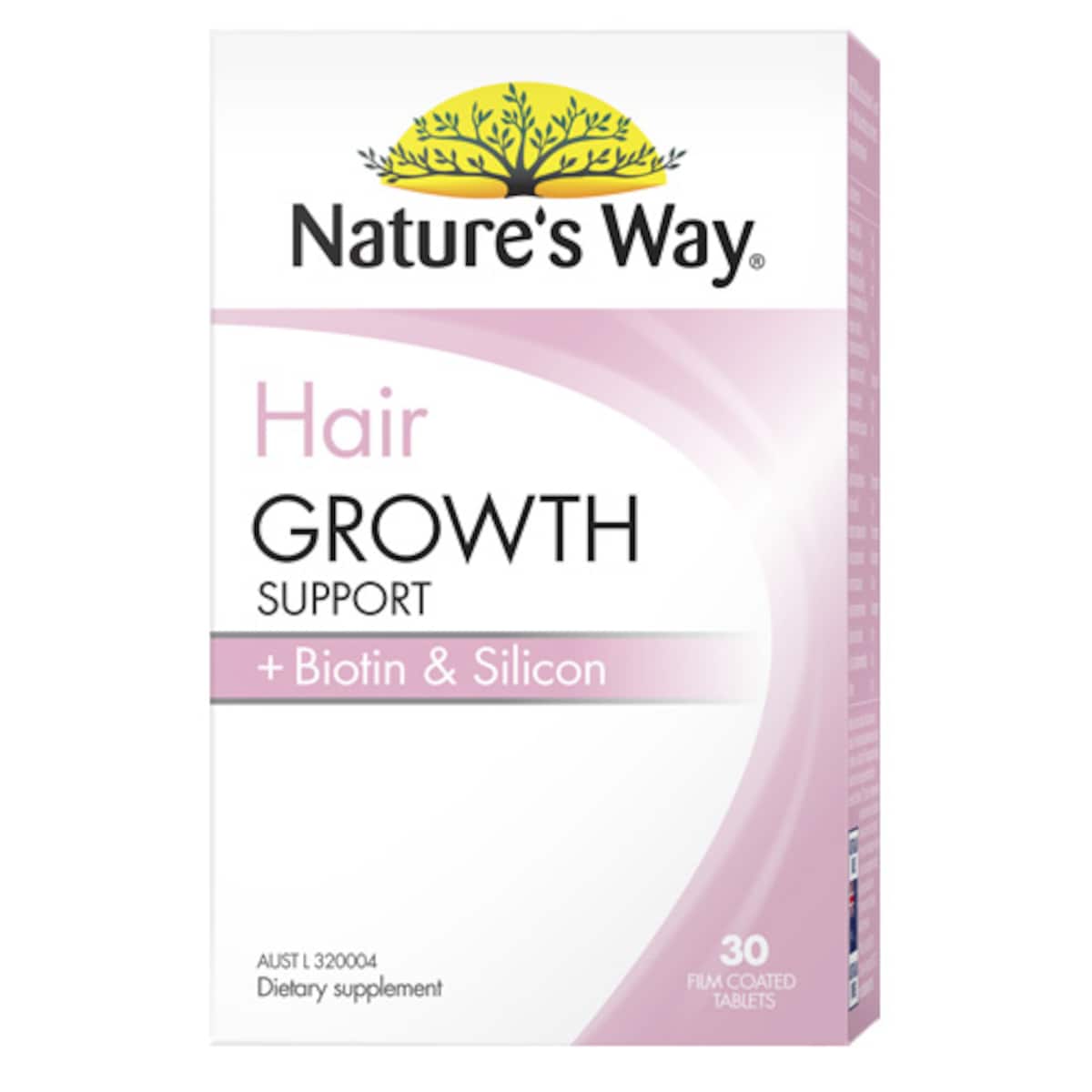 Nature's Way Hair Growth Support + Biotin & Silicon 30 Tablets