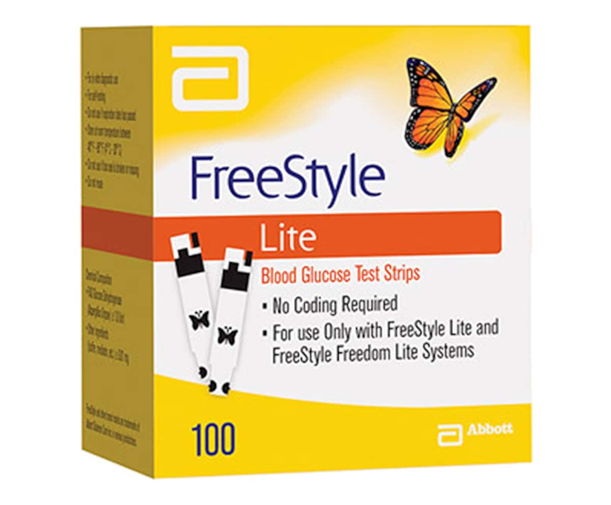 Abbott Freestyle Lite Blood Glucose Strips 100 Pack
