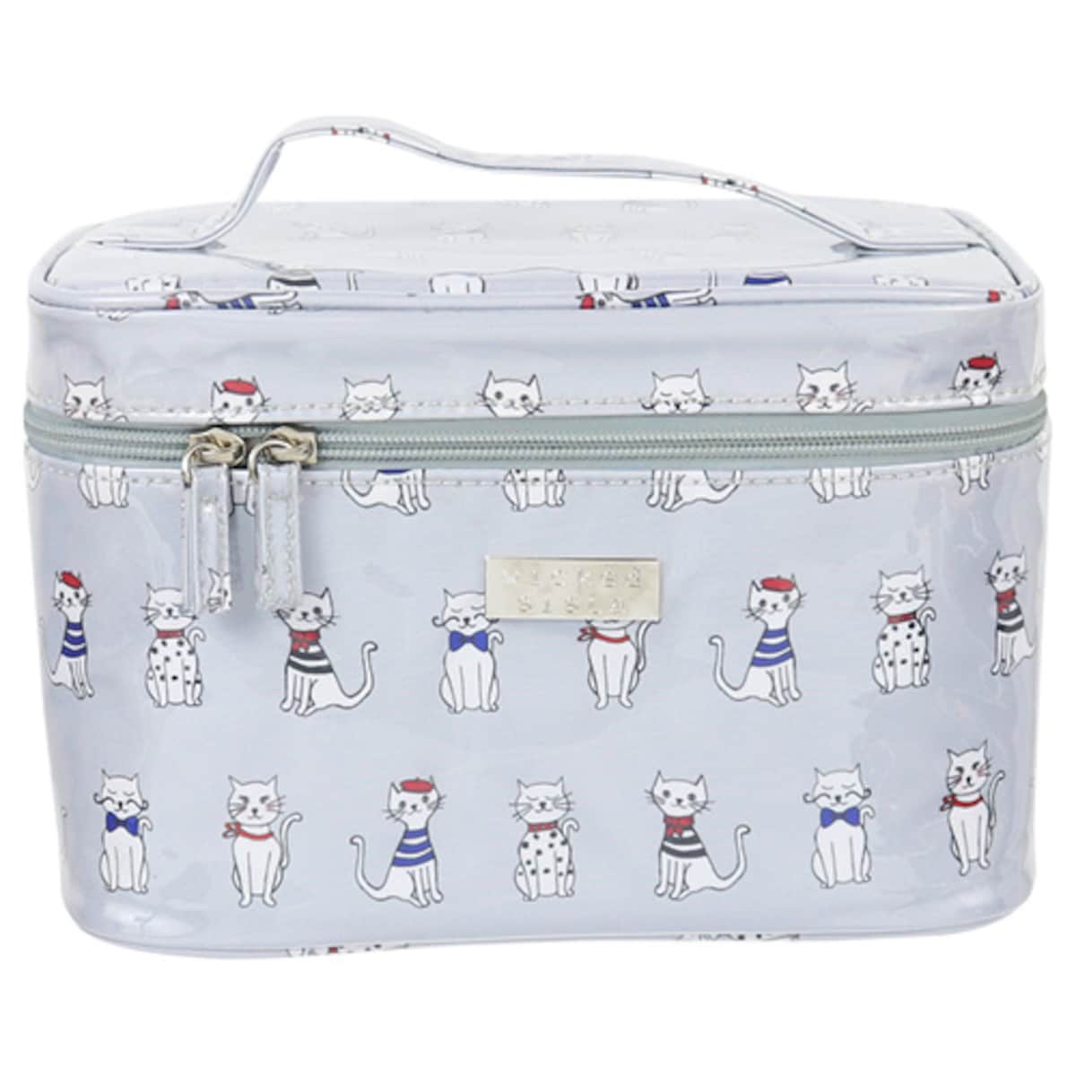 Wicked Sista French Cat Small Beauty Case