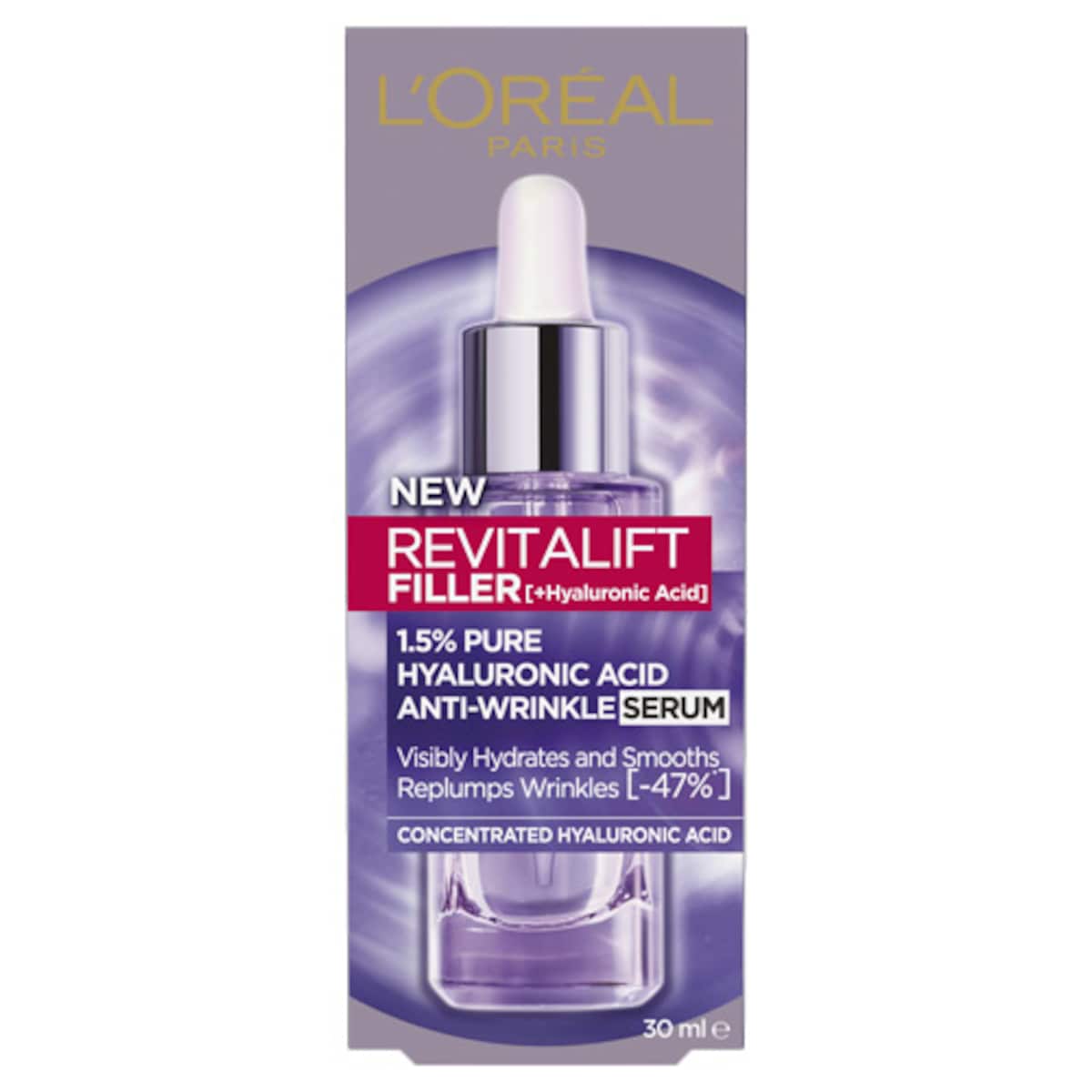 L'Oreal Revitalift Filler + Hyaluronic Acid 1.5% Serum 30ml