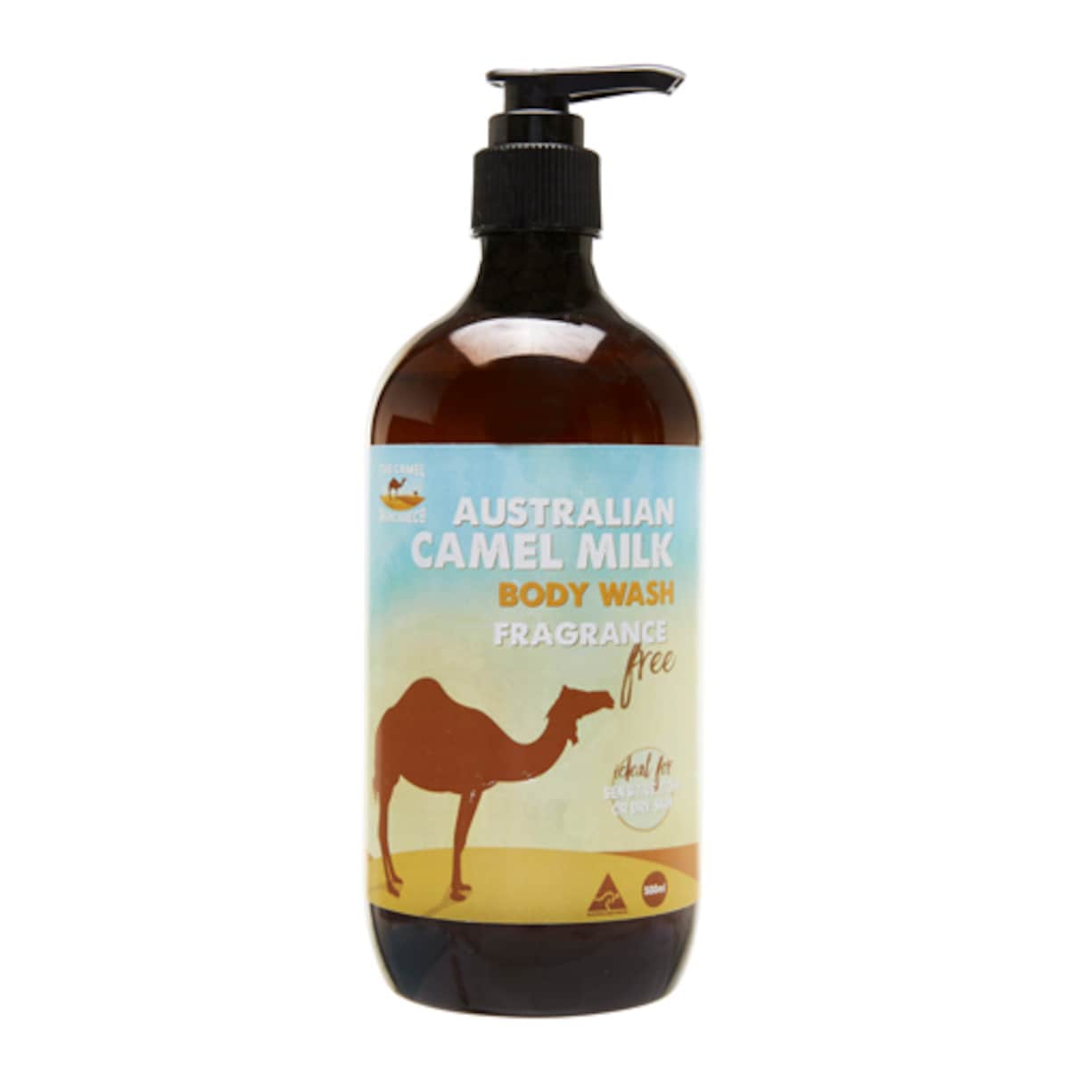 The Camel Skincare Hand & Body Wash Fragrance Free 500ml