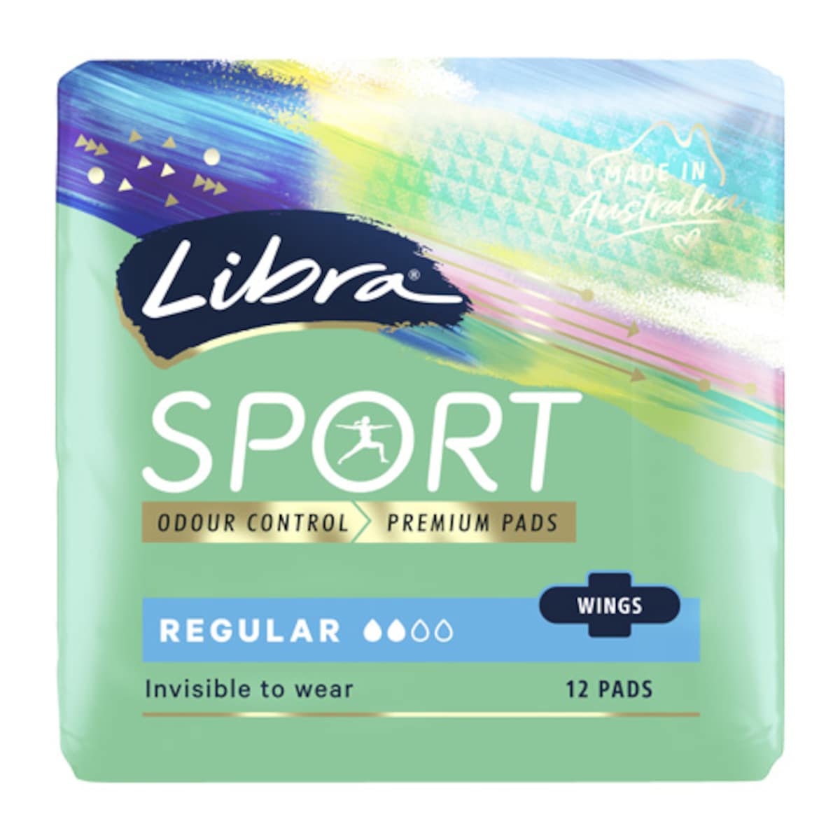 Libra Sport Regular Pads with Wings 12 Pack