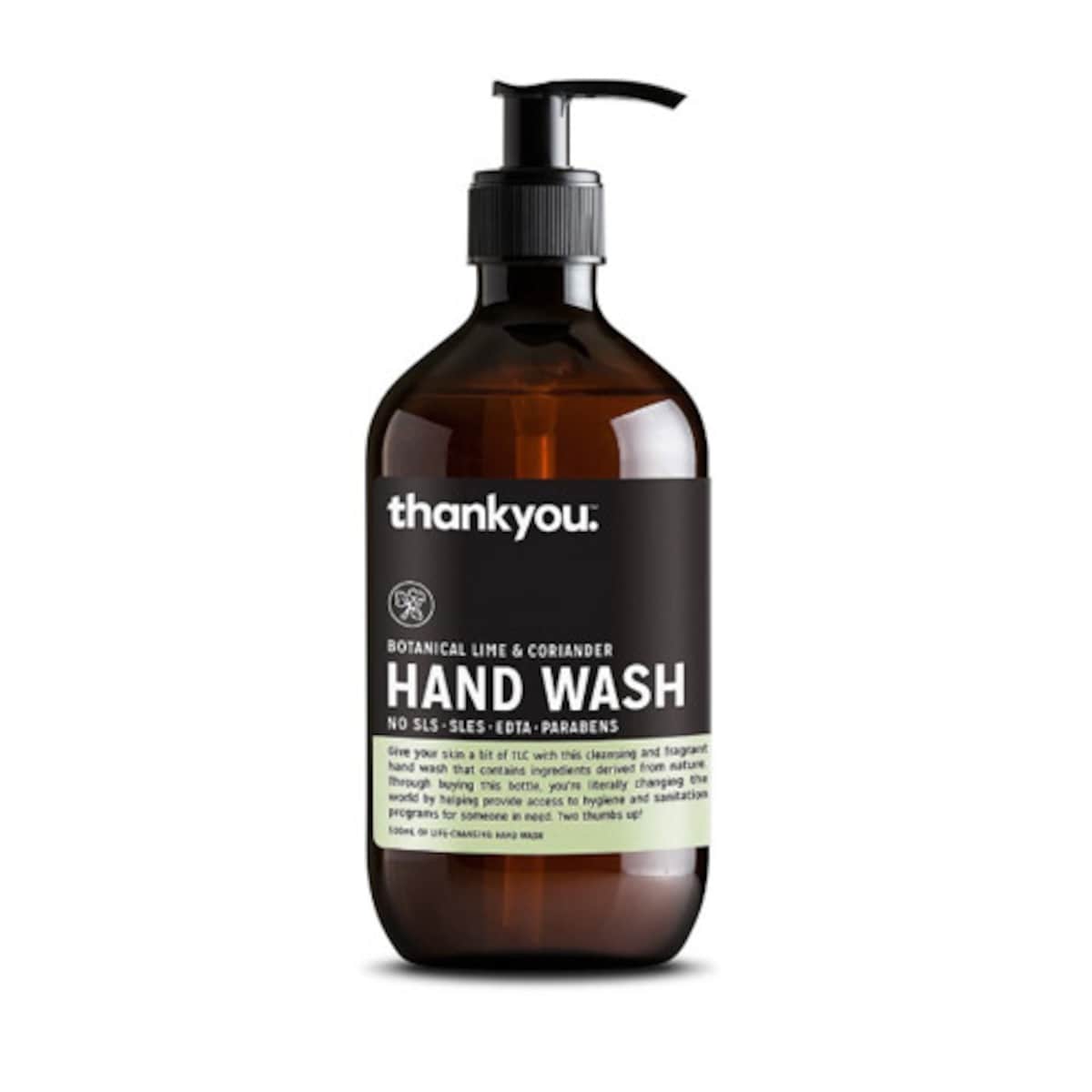 Thankyou Hand Wash Botanical Lime & Coriander 500ml
