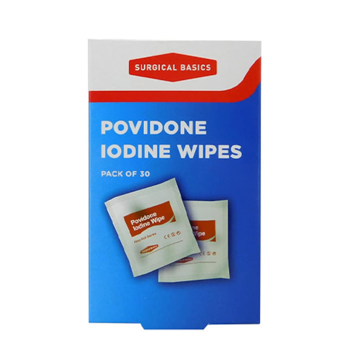 Surgical Basics Povidone Iodine Wipes 30 Pack