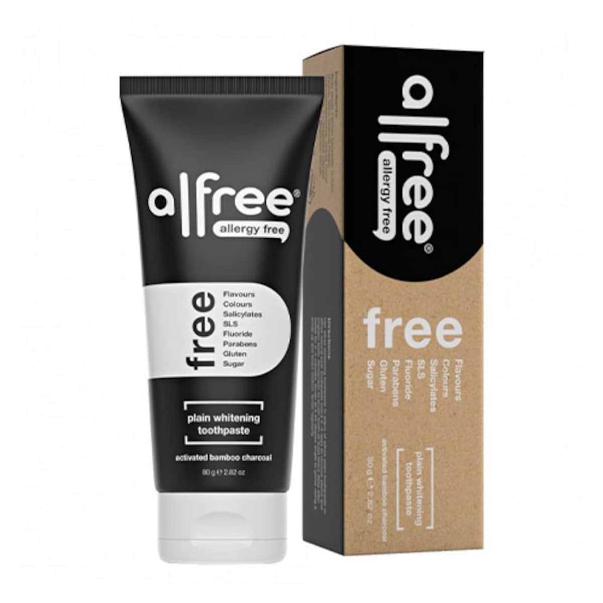Alfree Plain Whitening Toothpaste 80g