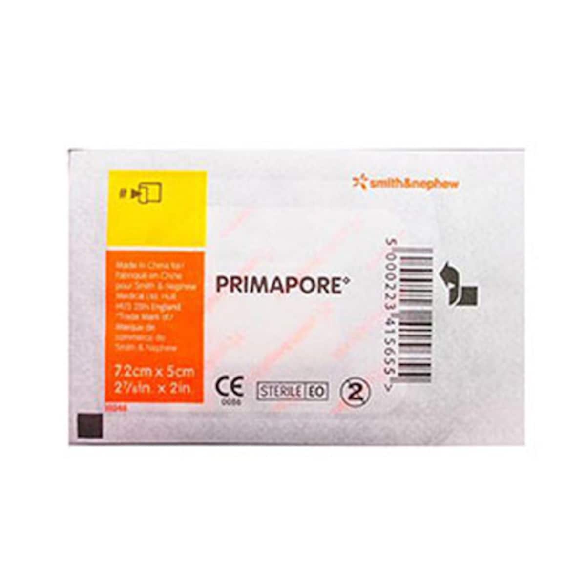Primapore Flexible Fabric Dressing 7.2cm x 5cm Single