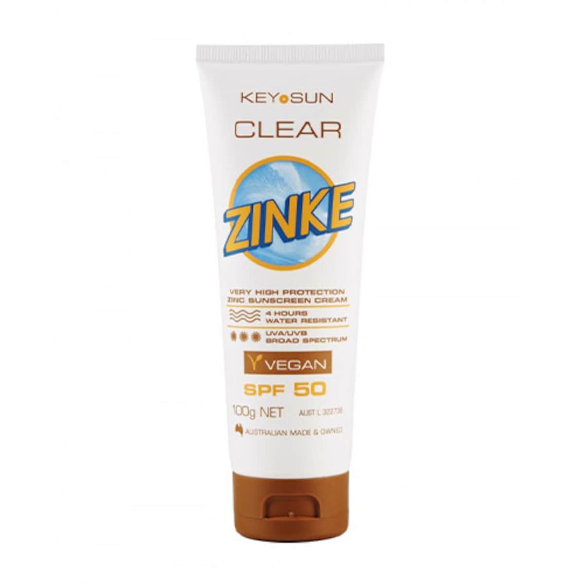 Key Sun Clear Zinke Vegan Spf50 100G